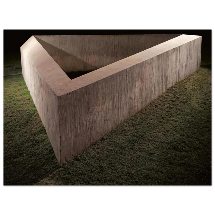 Donald Judd - Untitled Adelaide - 1975  75x100 cm / 30x40inches Fine Art Poster