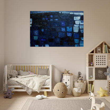 Blue Abstract - 1959 - William Scott Art Prints - 100x150 cm / 40x60″ inches | William Scott Poster | William Scott Prints