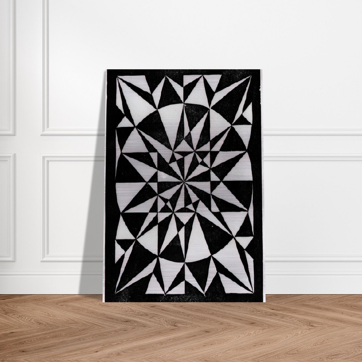 FLOR DE PASCUA BEAUTIFUL - MC Escher Brushed Aluminum Print - 70x100 cm / 28x40 inches | MC Escher Aluminum Print | MC Escher Prints