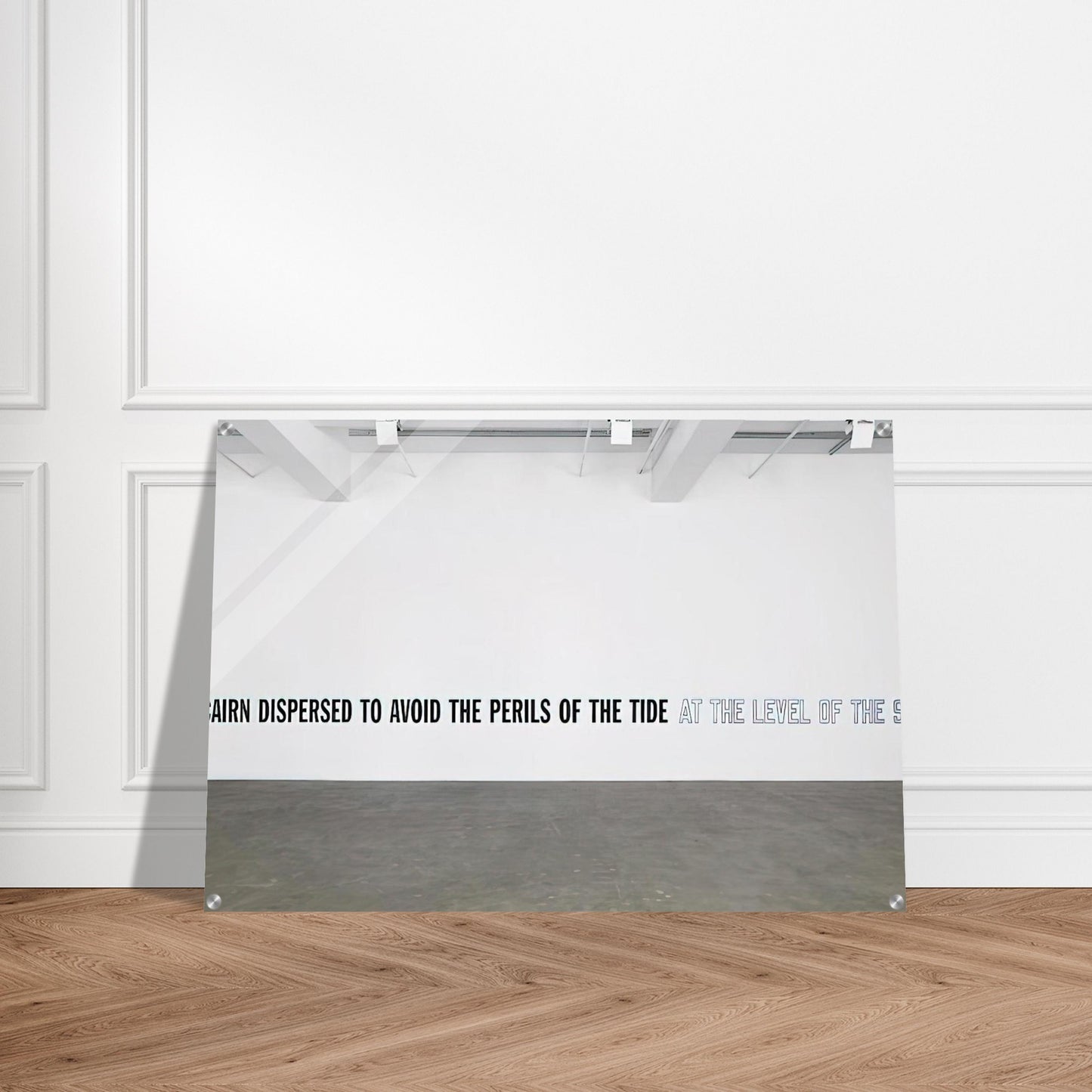 A Cairn Dispersed... - 2008 - Lawrence Weiner Acrylic Print - 70x100 cm / 28x40″ inches
