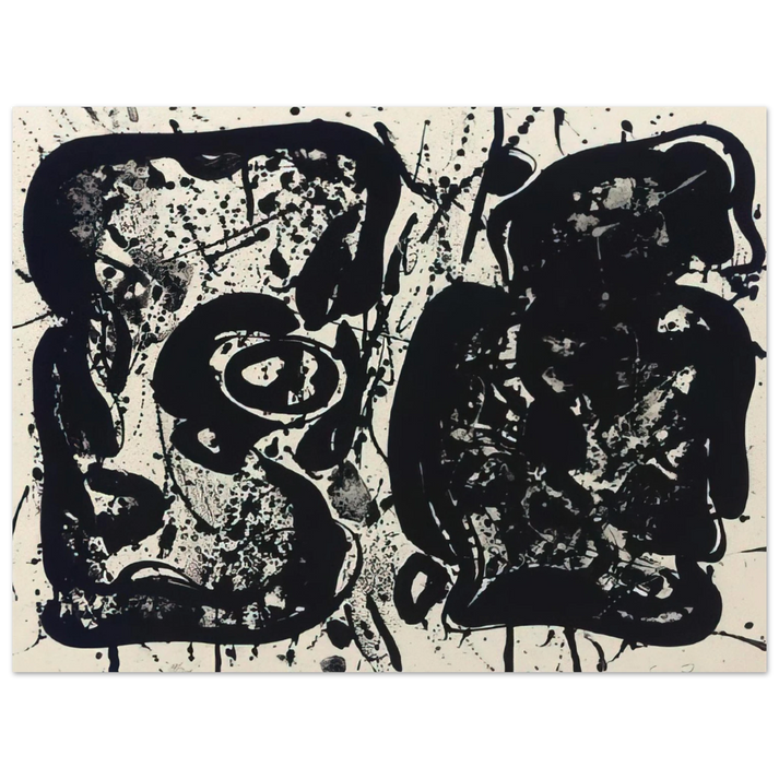 Sam Francis - Dark Egg  Lembark L22   75x100 cm / 30x40inches Fine Art Poster