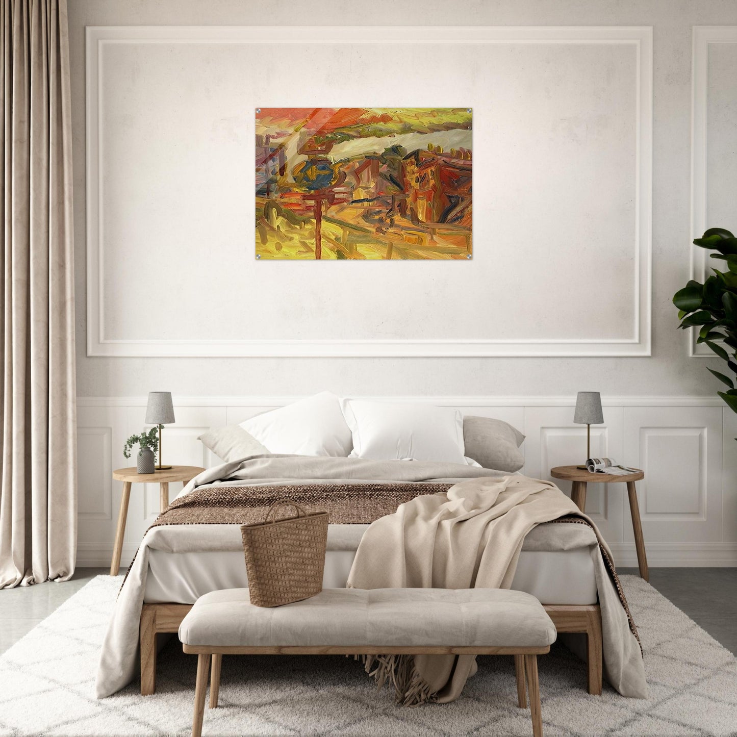THE AWNING - Frank Auerbach Acrylic Print - 70x100 cm / 28x40″ inches