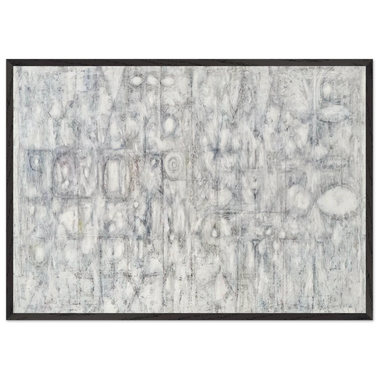 Chavade - Richard Pousette-Dart 70x100 cm / 28x40 inches Framed Art Print – Black Wooden Frame