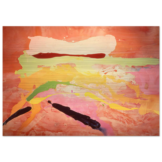 Untitled - 1969 - Ronnie Landfield Brushed Aluminum Print - 70x100 cm / 28x40 inches | Ronnie Landfield Aluminum Print | Ronnie Landfield Prints