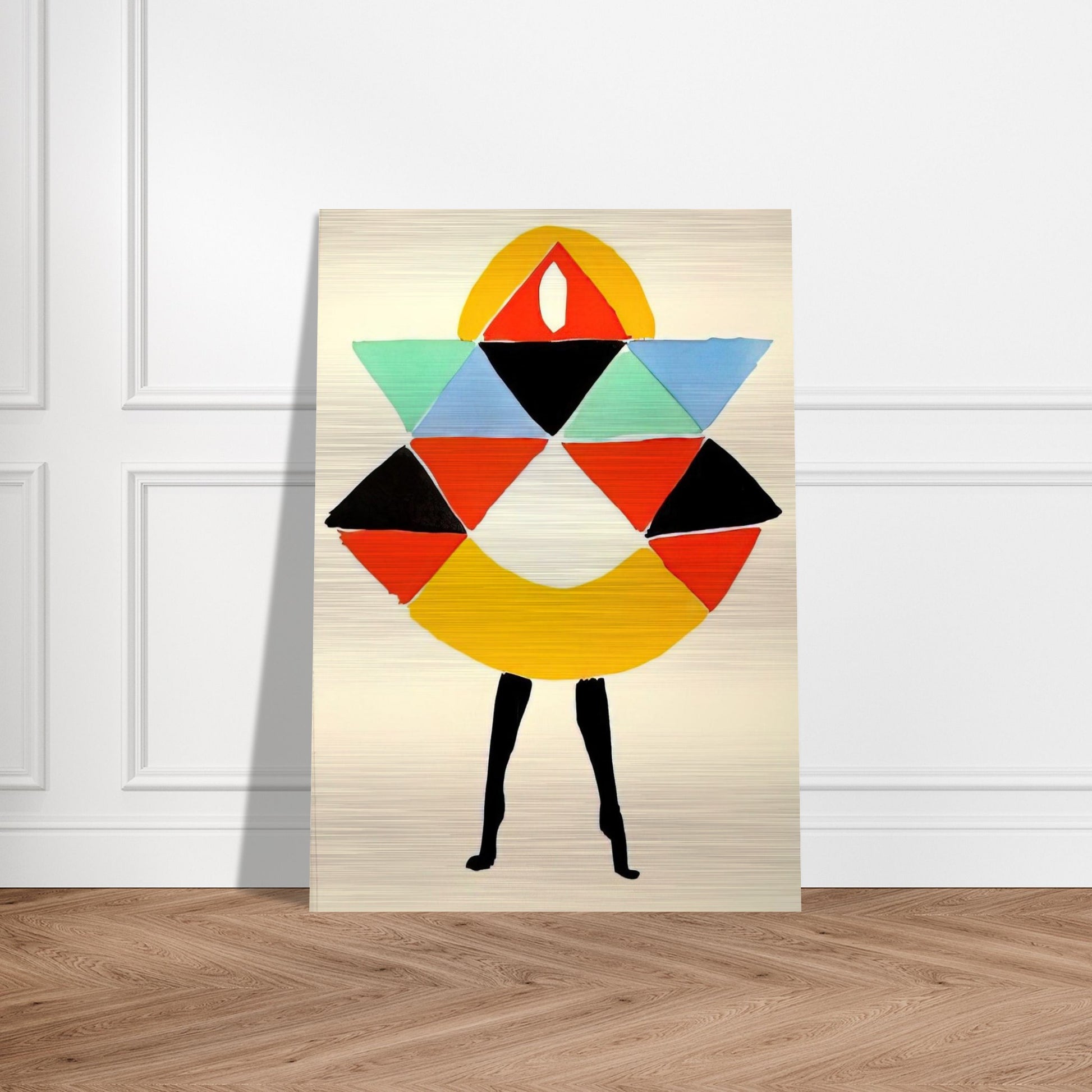 TERK - Sonia Delaunay Brushed Aluminum Print - 70x100 cm / 28x40 inches | Sonia Delaunay Aluminum Print | Sonia Delaunay Prints