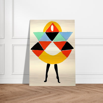 TERK - Sonia Delaunay Brushed Aluminum Print - 70x100 cm / 28x40 inches | Sonia Delaunay Aluminum Print | Sonia Delaunay Prints