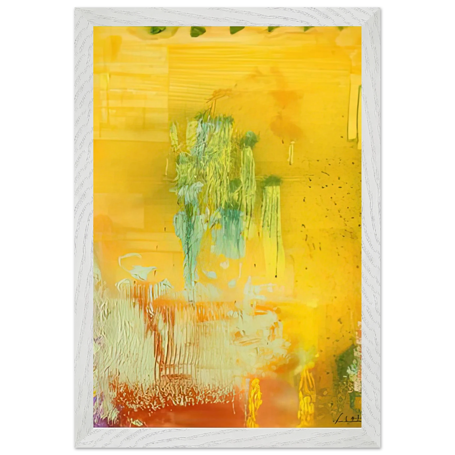 Helen Frankenthaler - Aspens, 1991- Wall Art - 60x80 cm / 24x32 inches - Fine Art Poster-canvas - -
