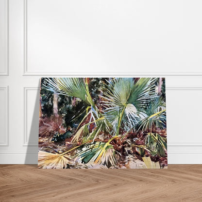 Palmettos, Florida - John Singer Sargent Brushed Aluminum Print - 70x100 cm / 28x40 inches | John Singer Sargent Aluminum Print | John Singer Sargent Prints