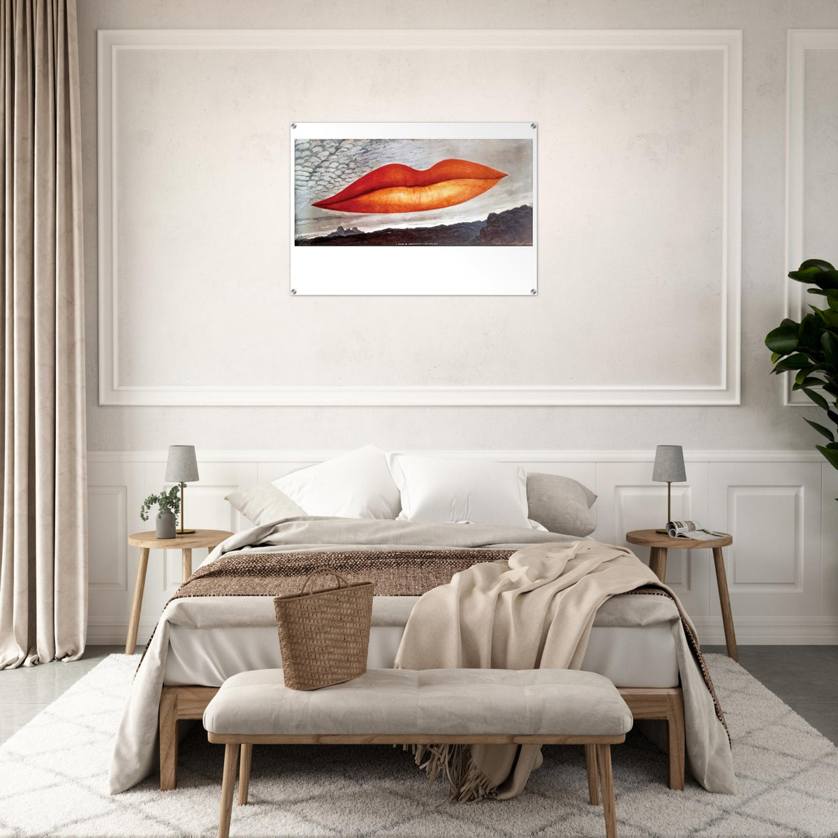 OBSERVATORY TIME THE LOVERS - Man Ray Acrylic Print - 70x100 cm / 28x40″ inches