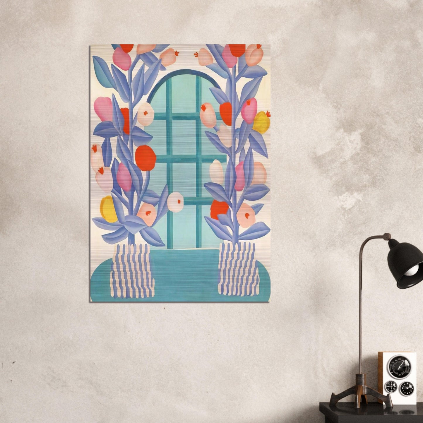 Romance - Tarsila do Amaral Brushed Aluminum Print - 70x100 cm / 28x40 inches | Tarsila do Amaral Aluminum Print | Tarsila do Amaral Prints