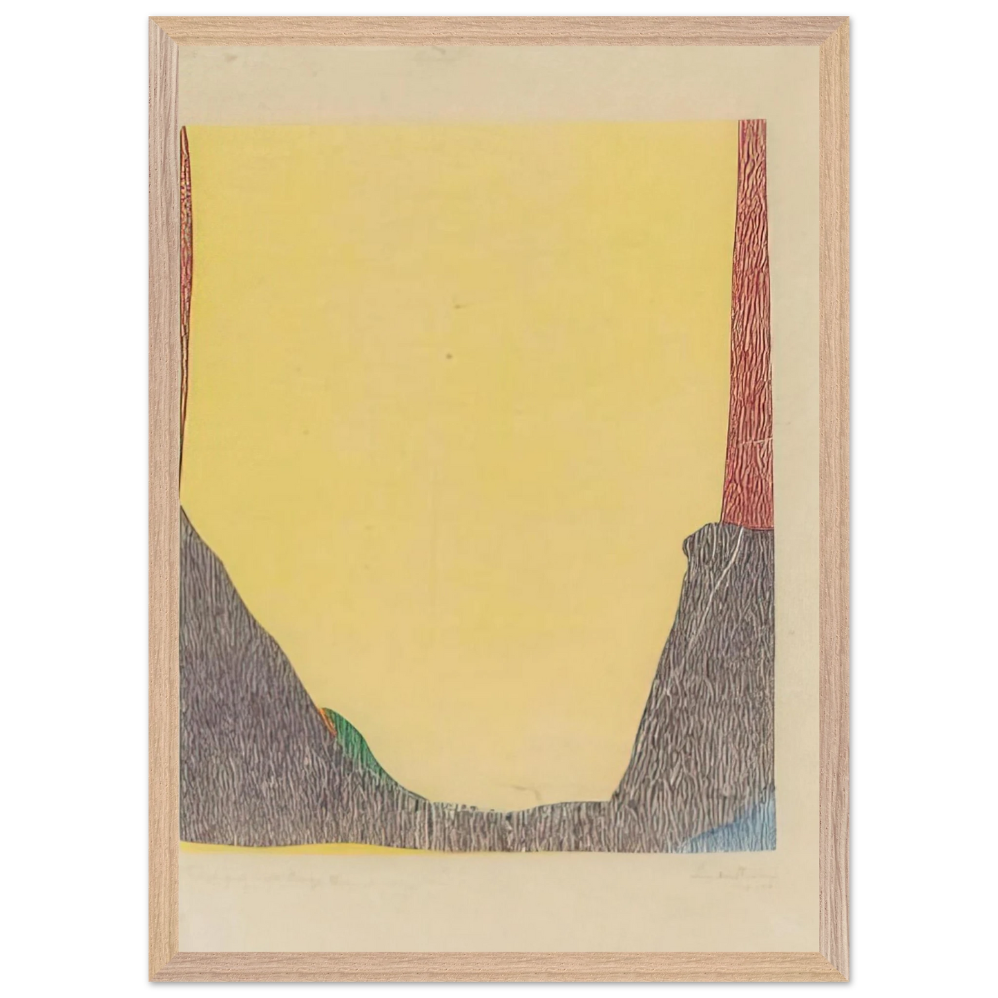 Helen Frankenthaler - East and Beyond - 1973 Wall art - 70x100 cm / 28x40 inches - Fine Art Poster-canvas - -