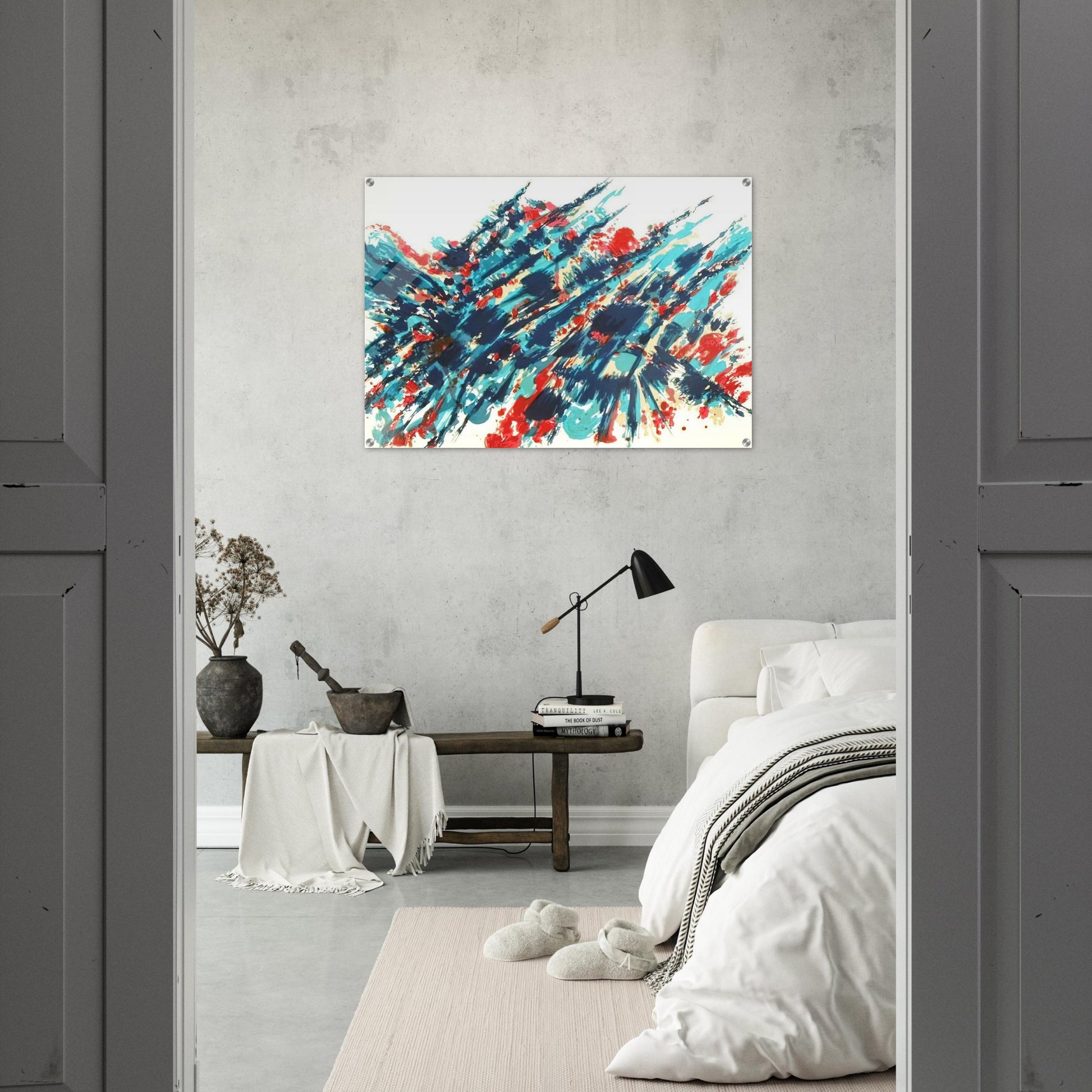 Le Sang et l’eau - 1978 - Alfred Manessier Acrylic Print - 70x100 cm / 28x40″ inches