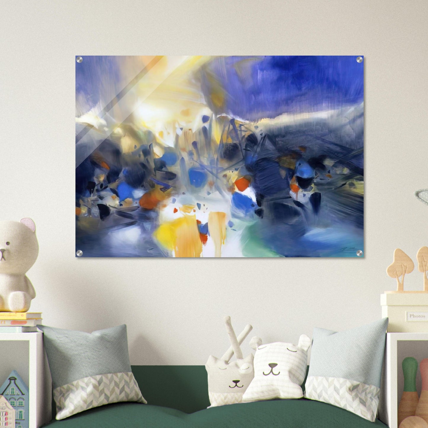 LA VIE QUI ANIME LES NUAGES 2006 - Chu teh Chun Acrylic Print - 70x100 cm / 28x40″ inches | Chu teh Chun Wall Art | Chu teh Chun Prints