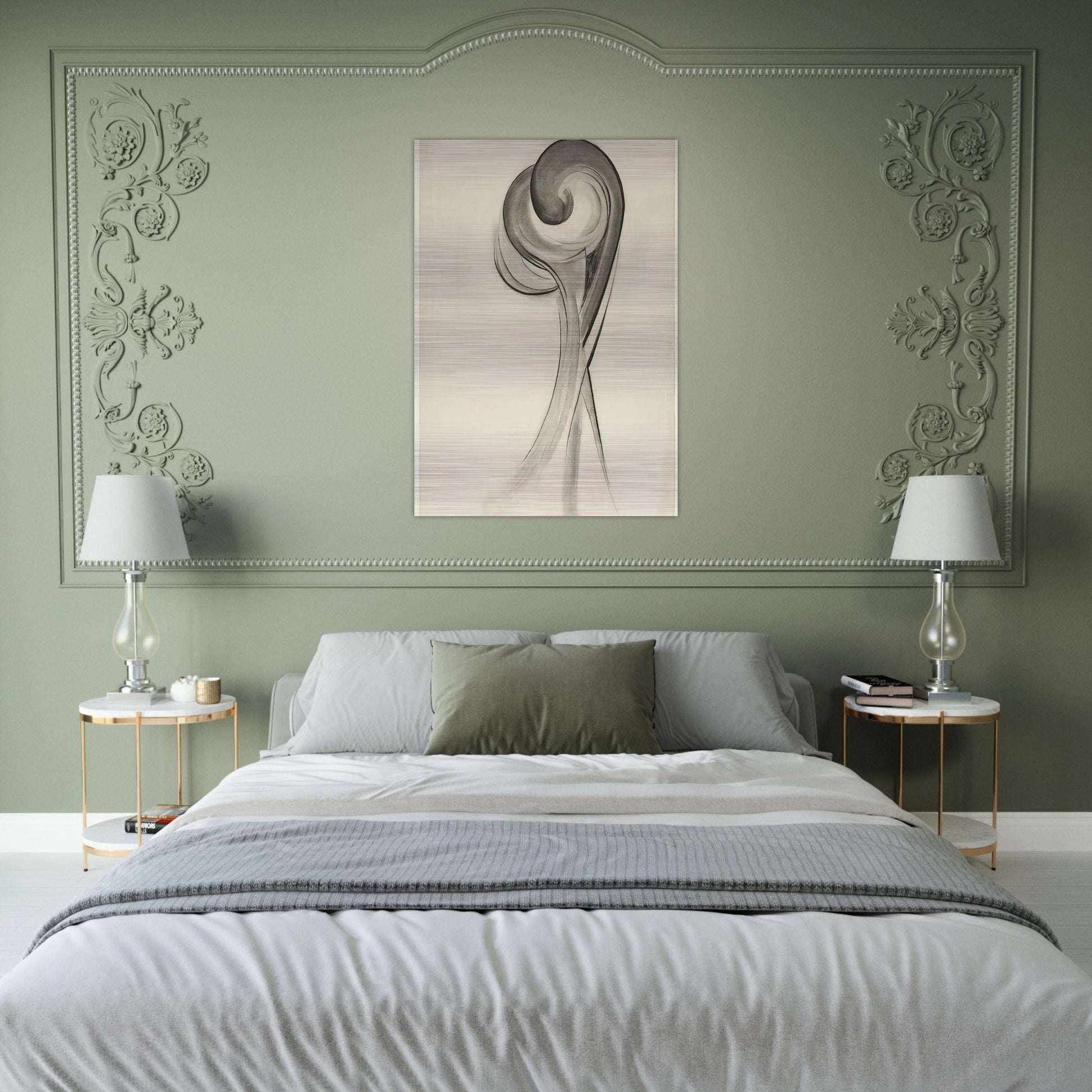 Drawing XII - Georgia O'Keeffe Brushed Aluminum Print - 70x100 cm / 28x40 inches | Georgia O'Keeffe Aluminum Print | Georgia O'Keeffe Prints