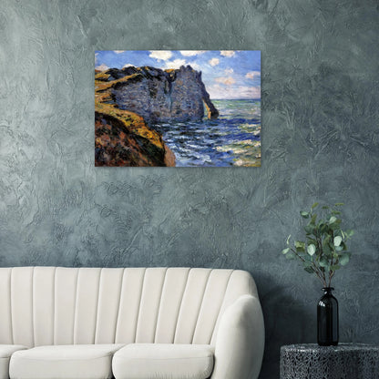 The Manneport - claude monet Brushed Aluminum Print - 70x100 cm / 28x40 inches | claude monet Aluminum Print | claude monet Prints