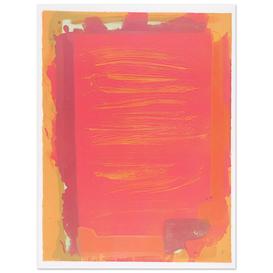 John Hoyland - Untitled II - 1974  75x100 cm / 30x40inches Fine Art Poster