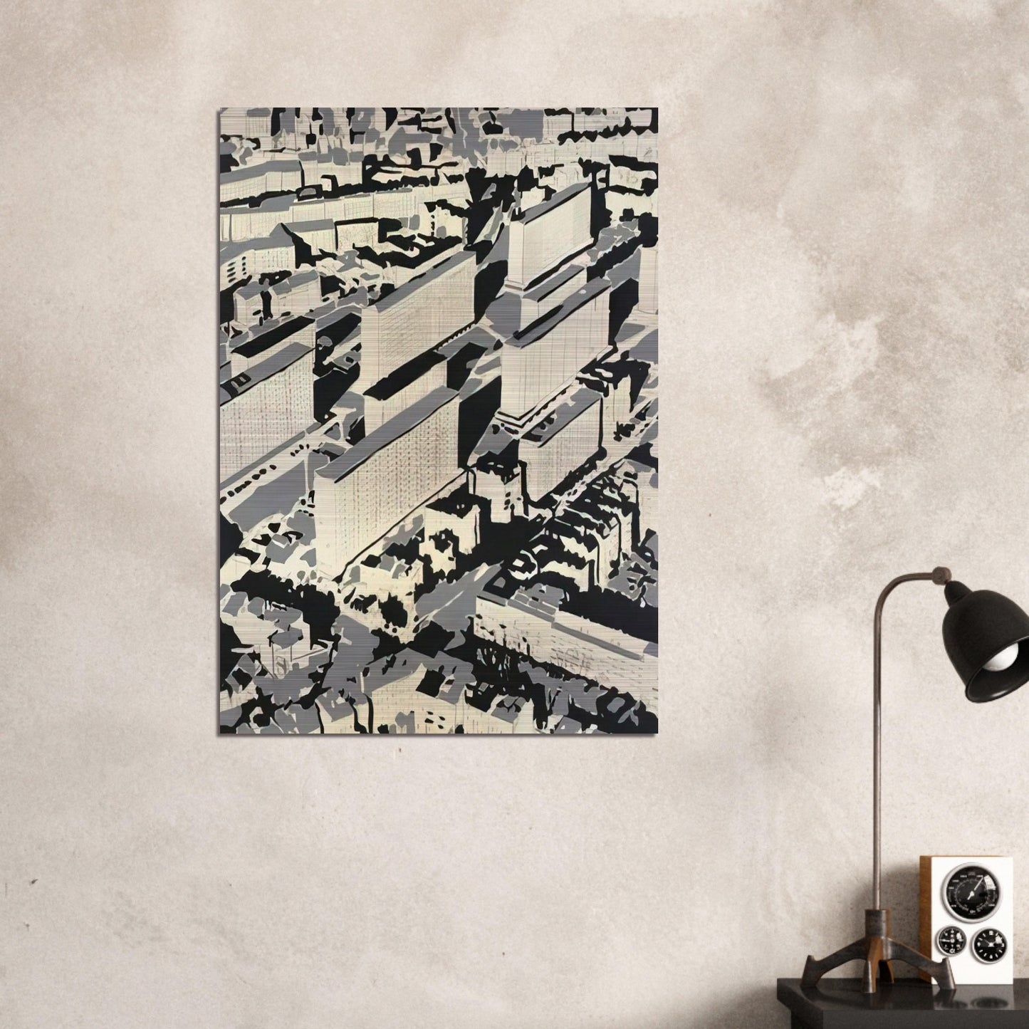 OWNSCAPE HA 1968 - Gerhard Richter Brushed Aluminum Print - 70x100 cm / 28x40 inches | Gerhard Richter Aluminum Print | Gerhard Richter Prints