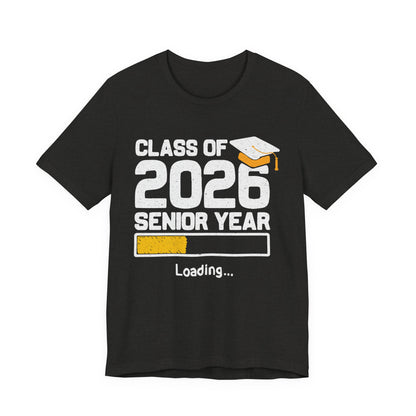Klas van 2026 Laatstejaars T-shirt, Afstudeershirt, Unisex Afstudeergeschenk, Middelbare School Leerlingen Kleding, College Gebonden T-shirt