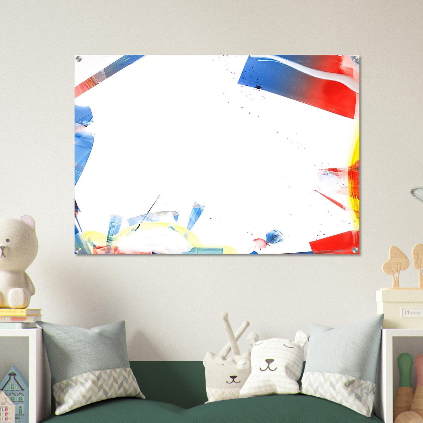 Untitled  SFM66-04  - Sam Francis Acrylic Print - 70x100 cm / 28x40″ inches