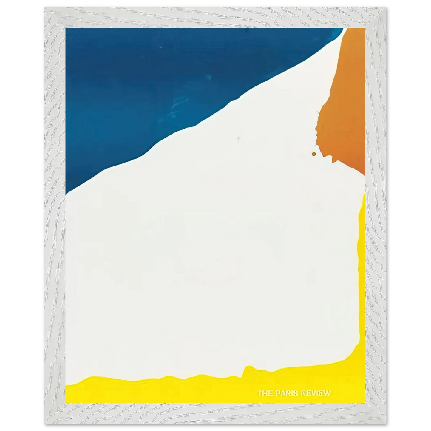 Helen Frankenthaler - Paris Review - 1966 Wall art - 20x25 cm / 8x10 Inches - Premium Wooden Framed Poster With Fine Art Paper - Wood frame