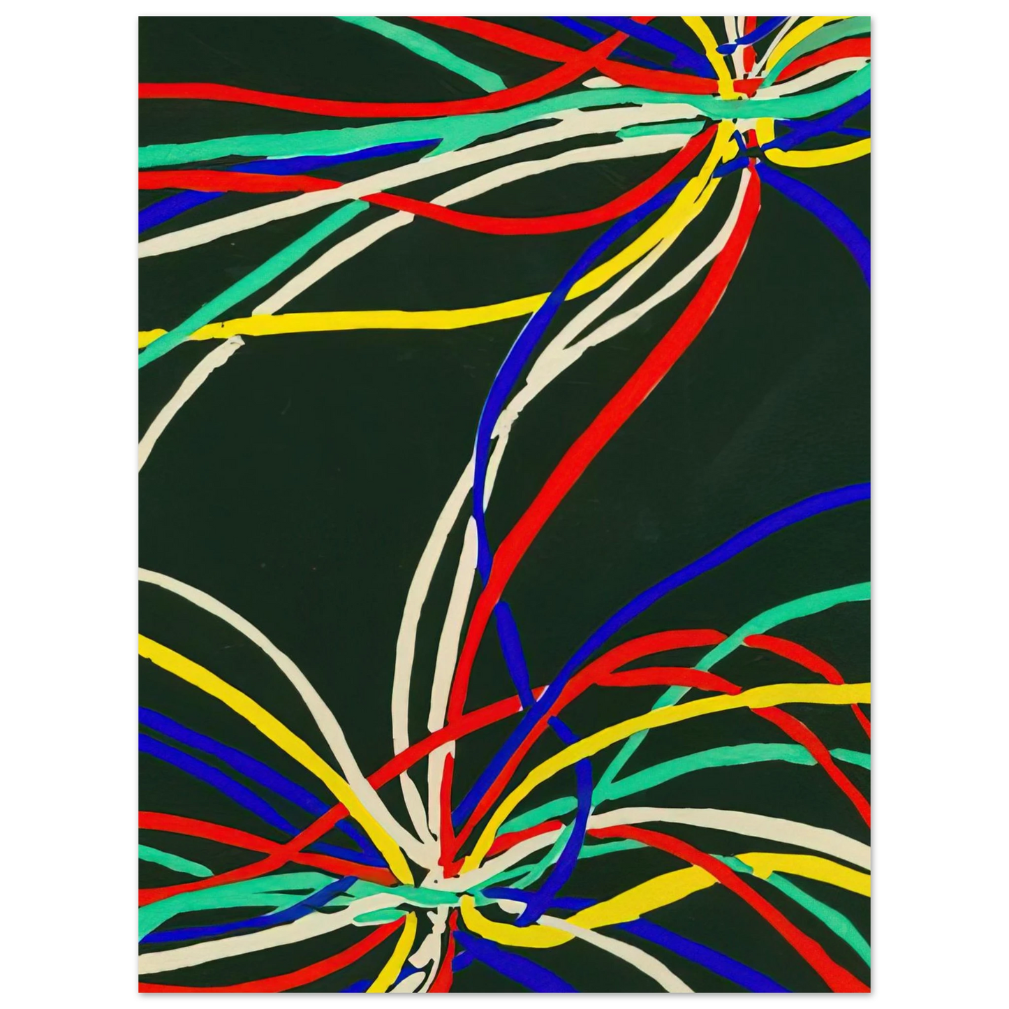 Sonia Delaunay - COMPOSITIONS COULEURS IDEES  75x100 cm / 30x40inches Fine Art Poster