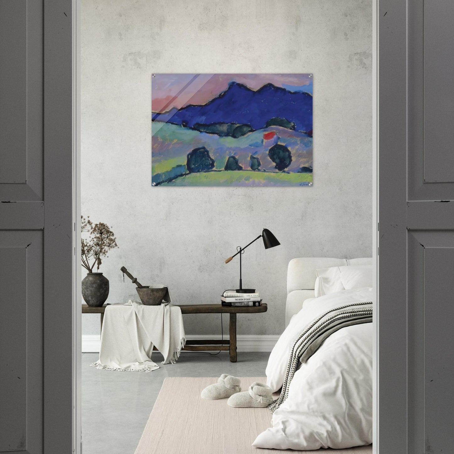 BLAUER BERG 1910 - Alexej von Jawlensky Acrylic Print - 70x100 cm / 28x40″ inches
