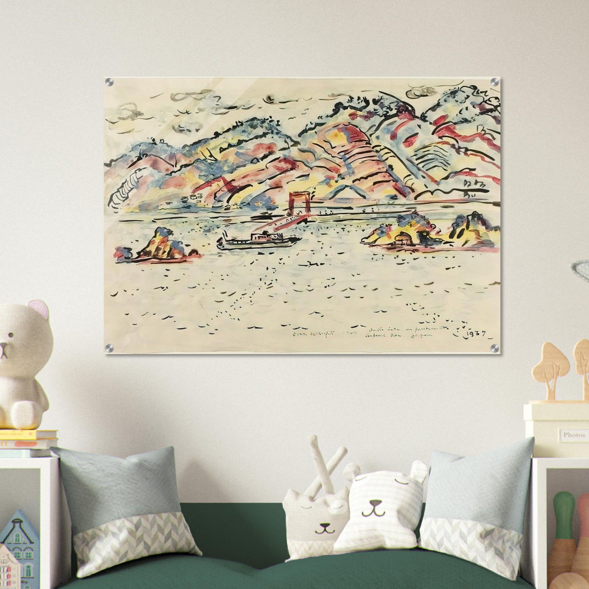 INLAND SEA JAPAN 1967 - Ivan Albright Acrylic Print - 70x100 cm / 28x40″ inches