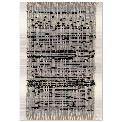 HAIKU 1961 - Anni Albers Brushed Aluminum Print - 70x100 cm / 28x40 inches | Anni Albers Aluminum Print | Anni Albers Prints