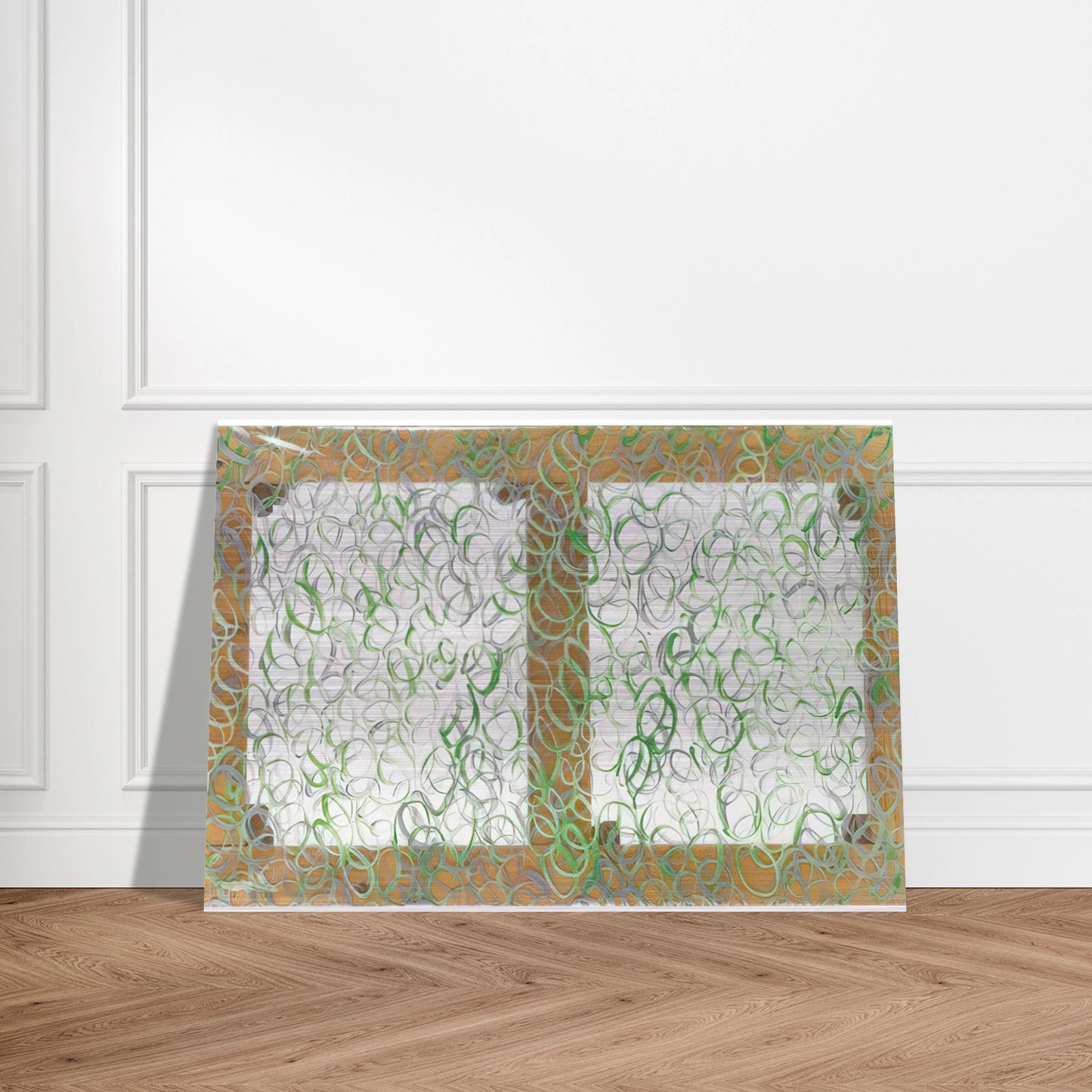 Verdeargento - 1969 - Carla Accardi Brushed Aluminum Print - 70x100 cm / 28x40 inches | Carla Accardi Aluminum Print | Carla Accardi Prints