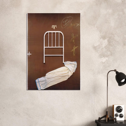 NO DOORS OR WINDOWS 1993 - Antoni Tapies Brushed Aluminum Print - 70x100 cm / 28x40 inches | Antoni Tapies Aluminum Print | Antoni Tapies Prints