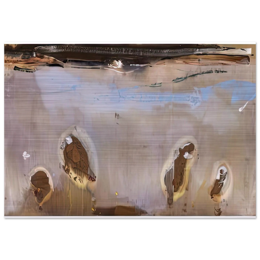 Tethys, 1981- - Helen Frankenthaler Brushed Aluminum Print - 70x100 cm / 28x40 inches | Helen Frankenthaler Aluminum Print | Helen Frankenthaler Prints