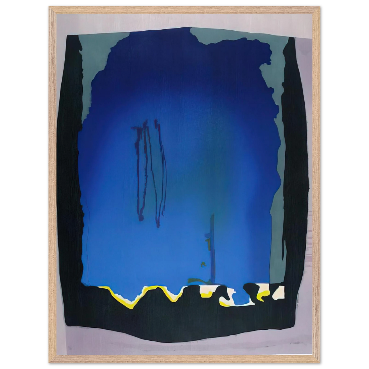 Helen Frankenthaler - Freefall - 1992 Wall art - 30x40 cm / 12x16 inches - Fine Art Poster-canvas - -