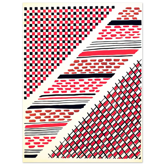 Sonia Delaunay - COMPOSITION 13  75x100 cm / 30x40inches Fine Art Poster