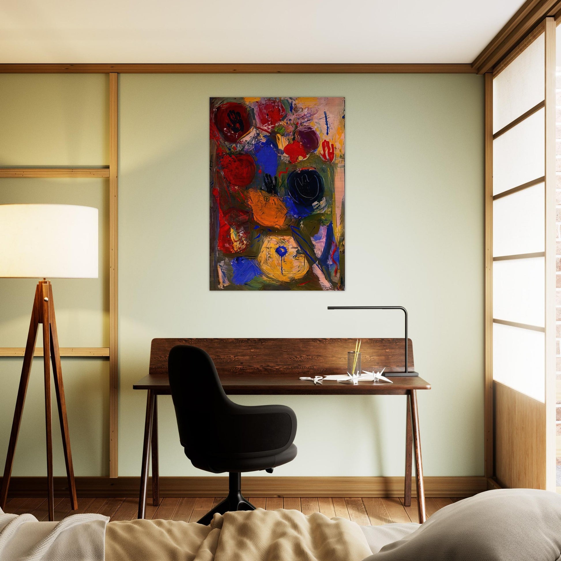 The Third Hand - Hans Hofmann Brushed Aluminum Print - 70x100 cm / 28x40 inches | Hans Hofmann Aluminum Print | Hans Hofmann Prints