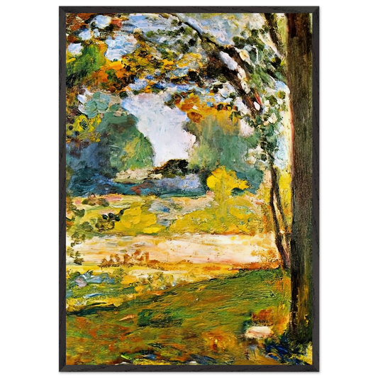 TOULOUSE LANDSCAPE 1898 - Henri Matisse 70x100 cm / 28x40 inches Framed Art Print – Black Wooden Frame