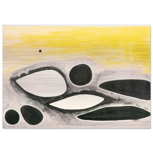 UNTITLED 1946 0 - Alexander Calder Brushed Aluminum Print - 70x100 cm / 28x40 inches | Alexander Calder Aluminum Print | Alexander Calder Prints