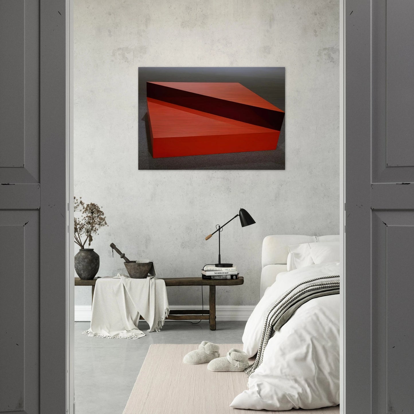 Untitled - 1963 - Donald Judd Brushed Aluminum Print - 70x100 cm / 28x40 inches | Donald Judd Aluminum Print | Donald Judd Prints