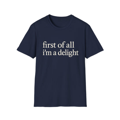 Allereerst ben ik een Leuke Shirt, Grappig Citaat T-shirt voor Vrouwen, Sassy Zegging Trui, Geestig Grafisch Cadeau voor Beste Vriendin