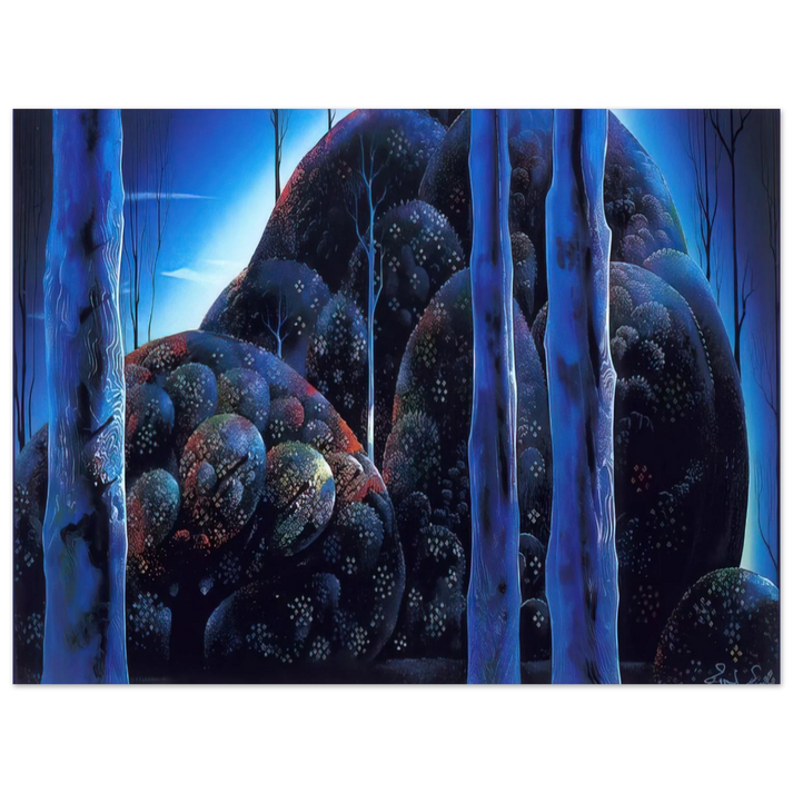 Eyvind Earle - Moonlit Eucalyptus  75x100 cm / 30x40inches Fine Art Poster