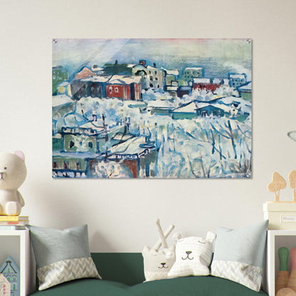 MOSCOW SMOLENSKY BOULEVARD STUDY 1916 - Wassily Kandinsky Acrylic Print - 70x100 cm / 28x40″ inches | Wassily Kandinsky Wall Art | Wassily Kandinsky Prints