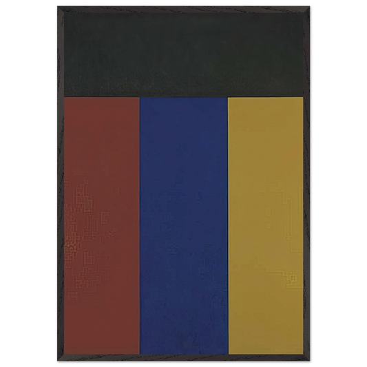 Elements V - 1984 - Brice Marden 70x100 cm / 28x40 inches Framed Art Print – Black Wooden Frame
