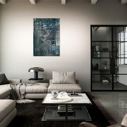 ICE 4 - Gerhard Richter Brushed Aluminum Print - 70x100 cm / 28x40 inches | Gerhard Richter Aluminum Print | Gerhard Richter Prints