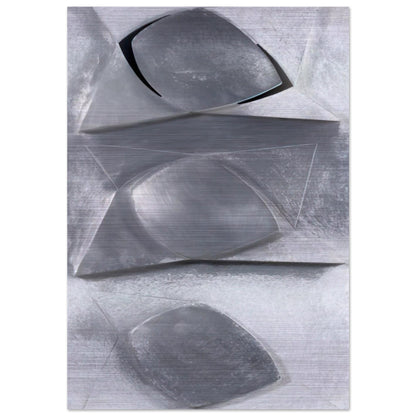 Composition-Relief - Concretism - Gyula Kosice Brushed Aluminum Print - 70x100 cm / 28x40 inches | Gyula Kosice Aluminum Print | Gyula Kosice Prints