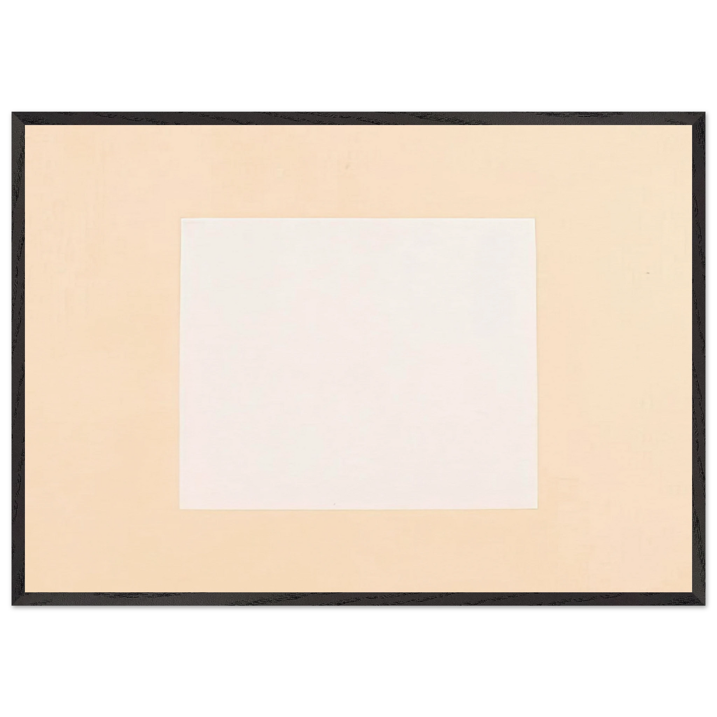 Untitled From Six Aquatints - 1975 - Robert Ryman 70x100 cm / 28x40 inches Framed Art Print – Black Wooden Frame