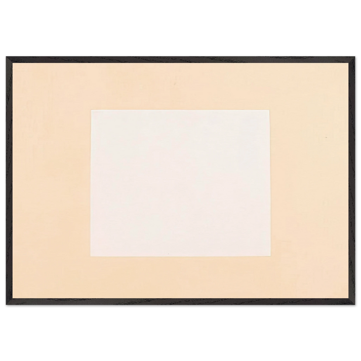 Untitled From Six Aquatints - 1975 - Robert Ryman 70x100 cm / 28x40 inches Framed Art Print – Black Wooden Frame