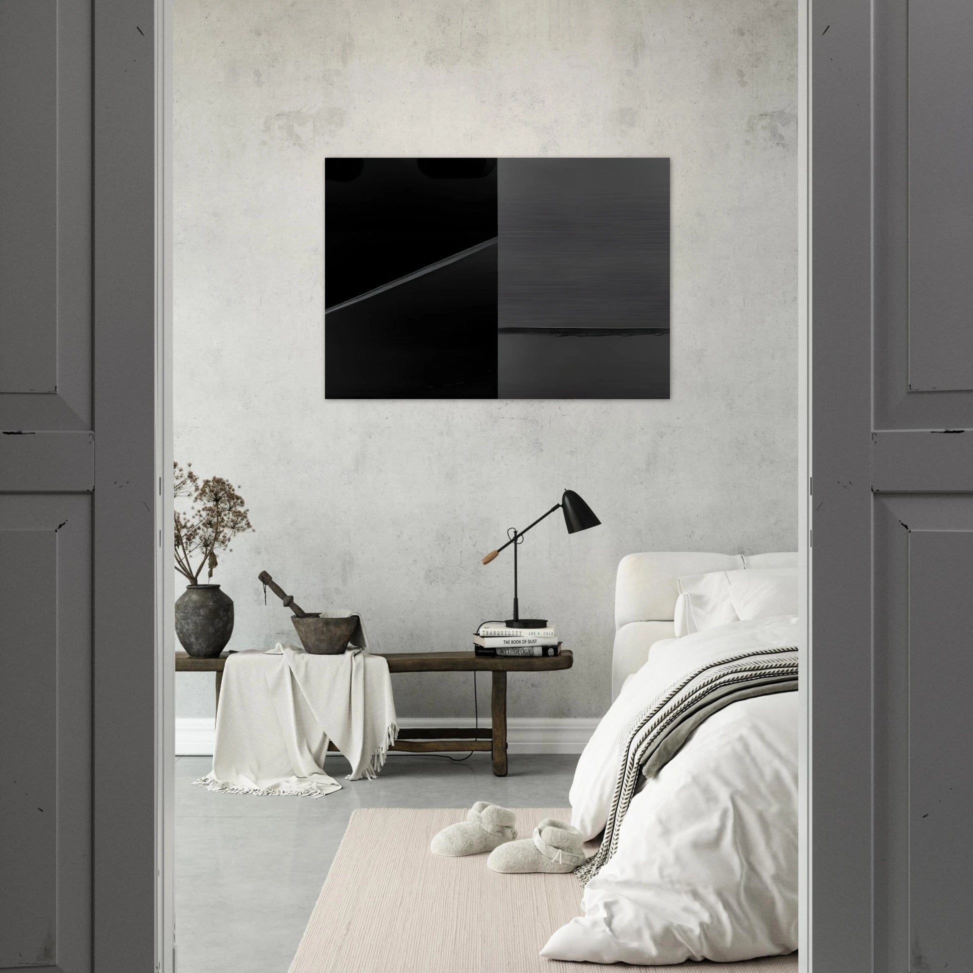 Peinture 222 x 314 cm, 24 février 2008 - 2008 - Pierre Soulages Brushed Aluminum Print - 70x100 cm / 28x40 inches | Pierre Soulages Aluminum Print | Pierre Soulages Prints