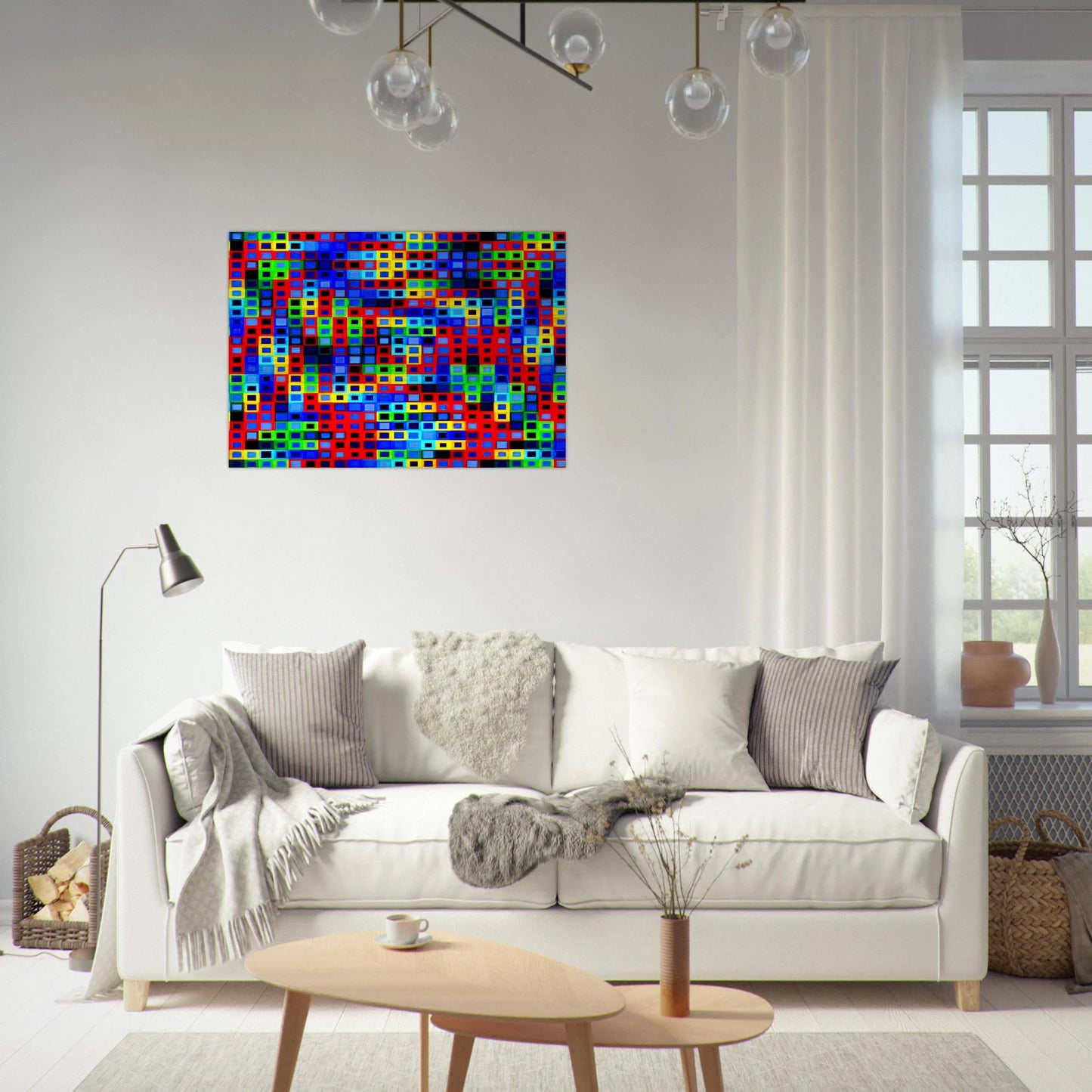 Orion-K - 1972 - Victor Vasarely Brushed Aluminum Print - 70x100 cm / 28x40 inches | Victor Vasarely Aluminum Print | Victor Vasarely Prints