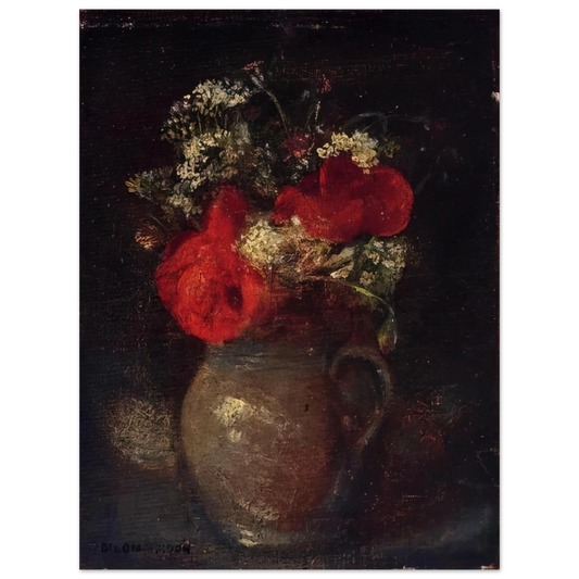 Odilon Redon - BOUQUET  75x100 cm / 30x40inches Fine Art Poster