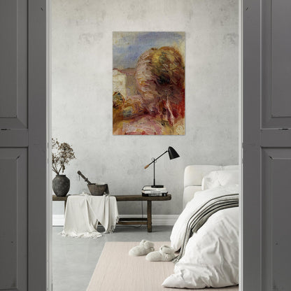 La Poste at Cagnes - Pierre-Auguste Renoir Brushed Aluminum Print - 70x100 cm / 28x40 inches | Pierre-Auguste Renoir Aluminum Print | Pierre-Auguste Renoir Prints