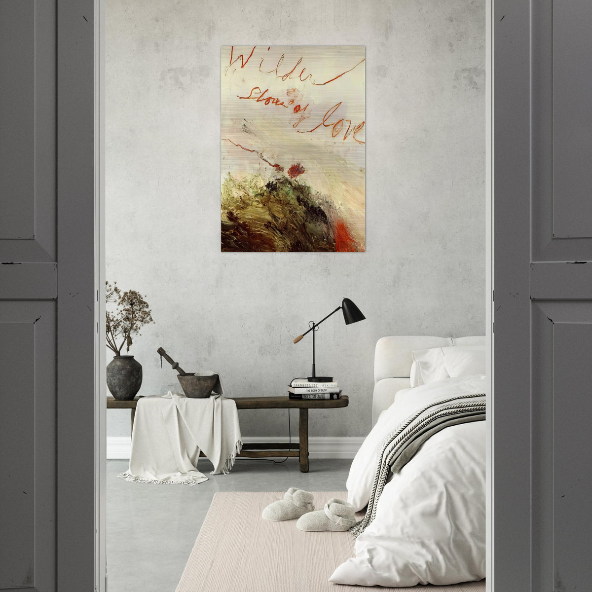 Wilder Shores of Love - Cy Twombly Brushed Aluminum Print - 70x100 cm / 28x40 inches | Cy Twombly Aluminum Print | Cy Twombly Prints